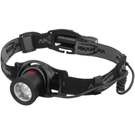 Baladeuse Et Lampe Torche Frontale à Led.• Lampe Frontale De Qualité, Multifonctionnelle, En Aluminium Et Plastique Robuste.• (1/5)