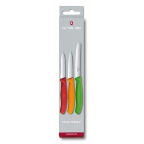 Victorinox Swiss Classic - 3er-Set Obst- und Gemüsemesser - Edelstahl