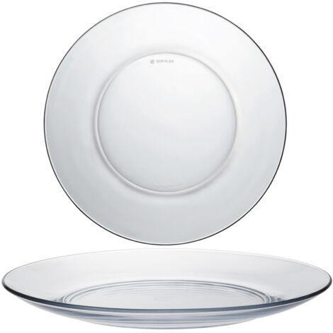 Duralex LYS Dessertteller, transparent, Durchmesser 190 mm - 6er Set