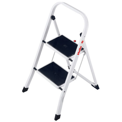 Hailo Sales - Klapptrittleiter 2 Stufen Arbeitshöhe 2,23m Max. Belastung 150Kg - Hailo K20