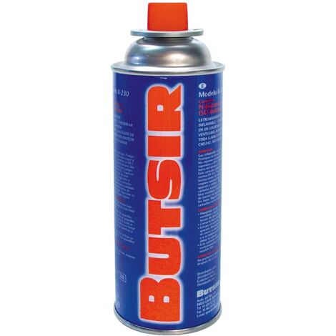 Butsir-Gascamping-Patrone, VРLvula B-2550, Ma¤nahmen: РFilm x 19,8 cm, 227 g
