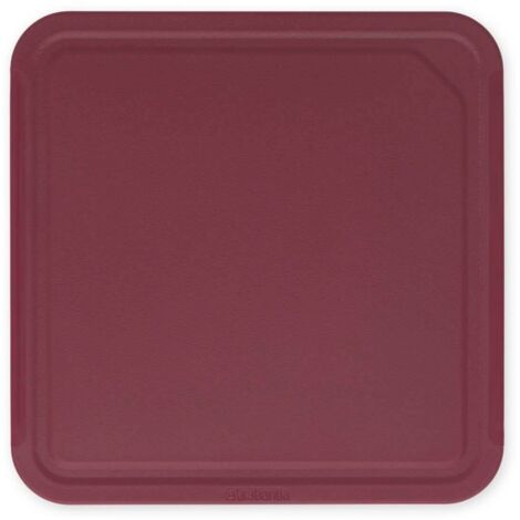 Schneidebrett 25 x 25 cm Auberginenrot - Tasty+ - Brabantia (1/2)