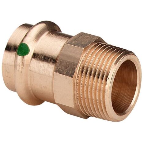 Viega Übergangsstück mit SC Sanpress 2211 in 14mm x R3/8 Siliziumbronze