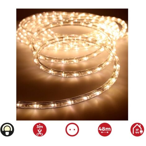 Flexiled LED 2-Wege Multifunktion Rohr 48m. 36 LEDs/m Warmweiß IP44 (Innen- und Außenbereich) Edm (1/2)