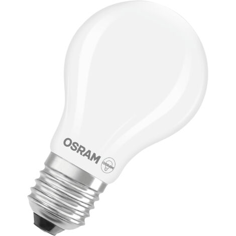 Osram LED Leuchtmittel A60 E27 Ø 6 x 10,5 cm 5,9 W warmweiß weiß matt (1/5)