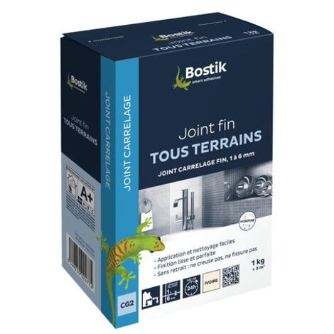 Joint Fin Blanc Bostik 1kg Finition Impeccable Pour Carrelage - Bostik