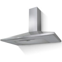 Dekorative wandhaube 90cm 370m3 / h edelstahl - Faber - 5605618