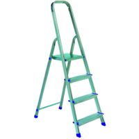 Trittleiter VERITT Stahl/Alu 4m