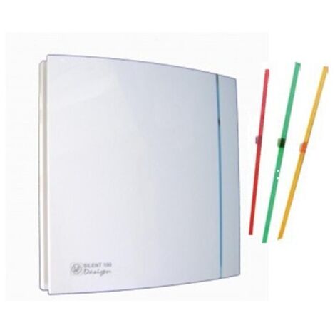 Extracteur d'air design ultra-silencieux hygro silent 100 CHZ - UNELVENT