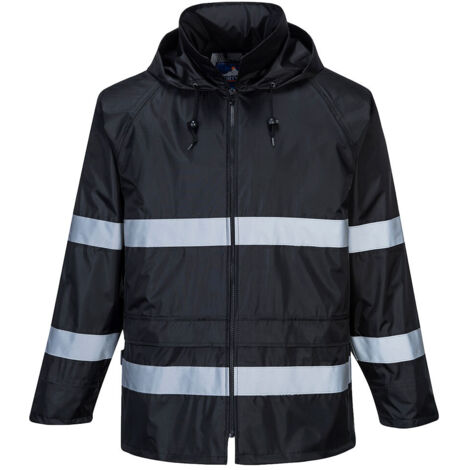 Veste de pluie IONA Classic couleur : Noir taille M - PORTWEST