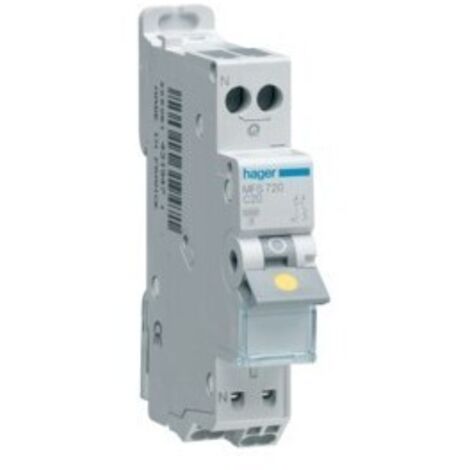 Disjoncteur hager c 10a sans vis