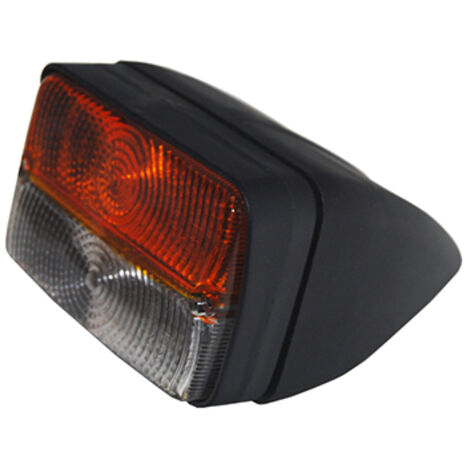 feu latéral avant incliné 22° adaptable - l: 120mm, h: 80mm -pl
