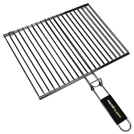 Cook'in Garden Gr025 - Griglia rettangolare doppia, 40 x 30 cm