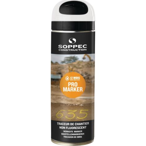 12 Tracciatore Cantiere Segnaletica Provvisoria Promarker Bianco 500ml 141531et