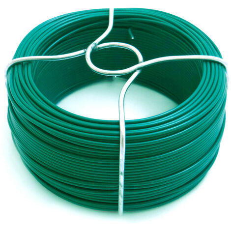 Filo di ferro rivestito verde N° 6 - 1,40mm x 50 metri - 240g