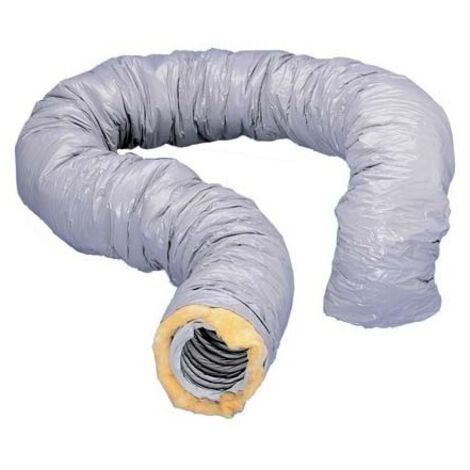 Gaine vmc souple pvc isolée 25mm ø125 mm 6 mêtres - ATLANTIC