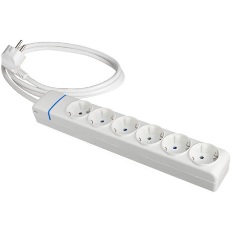 Extender With 6 2p+E Sockets, 16a 250v 1.5 M Cable H05vv-F 3g1.5mm². 8016p Solera (1/2)
