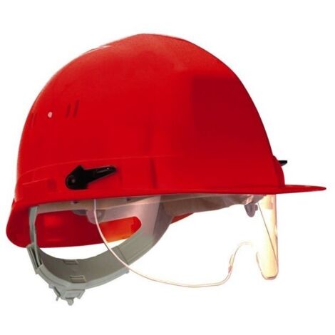 Casque chantier visioceanic en397 orange rb 40 lunette incorporee