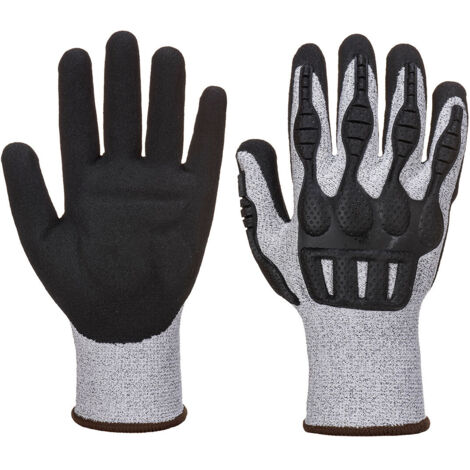 Gant TPV Impact anti-coupure couleur : Gris/Noir taille XXL - PORTWEST