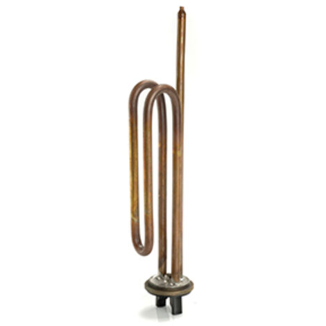 résistance blindée à bride type reb, ø: 48mm, puissance 2000w, l de canne: 230mm, pliée, livré avec joint.