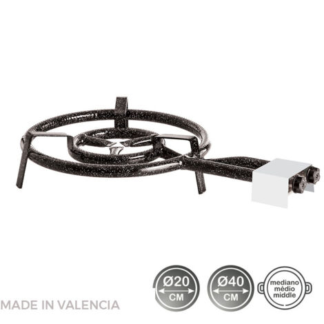 Brûleur À Gaz Butane/Propane Ø40cm 2 Feux. Vaello