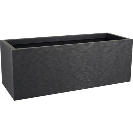 Jardiniere plastique graphit 57 79,5 x 29,5 x 29,5 gris anthracite - EDA