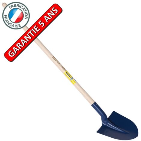 Pala da terra, fortificazione 27 cm con manico 1,10 m, per muratura e edilizia Outils Perrin