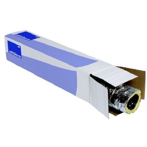 Gaine  vmc aluminisé isolée  ø125 mm  longueur 12 mêtres - ALDES