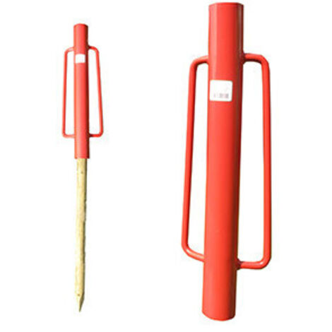 Pilon servant au montage de clotures ou piquets en bois ou en métal. Poids 10kg. Dimensions 800mm x
