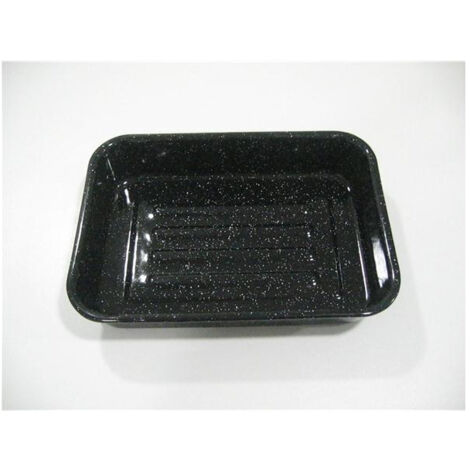 Plat four rectangulaire émail noir 32cm - Kitchen Roc - BEKA