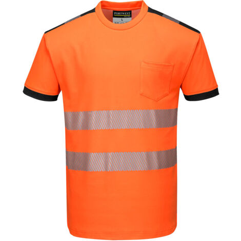 Maglietta Hv Pw3 Colore: Arancione/nero Taglia XS - Portwest