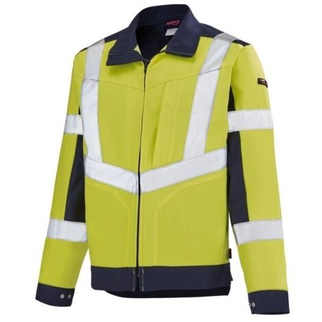 Blouson hi vi workvision orange-bleu t2