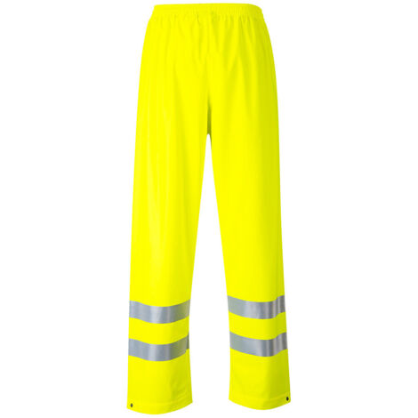 Pantalon de pluie HiVis Sealtex™ FR couleur : Jaune taille L - PORTWEST (1/2)