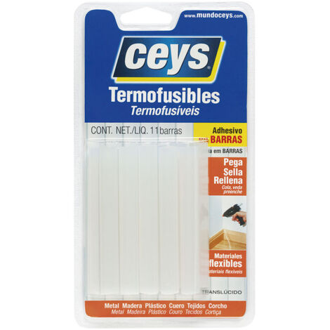 Bâtons Colle Ceys Mini Translucides Adhésion Rapide Et Invisible Pour Petits Travaux. - Ceys (1/3)