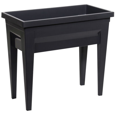 Espace potager sans serre vegtable l x l x h 76 x 38,5 x 68 cm gris anthracite - EDA