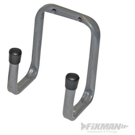 Fixman 884414 - Ganci universali a doppio braccio, 70 mm, colore: Nero
