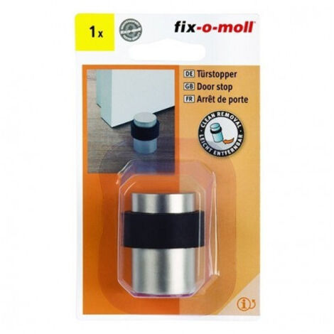 FIX-O-MOLL Bloq-porte sup adhésifo2835mmbloqueportesuperadhesifsatinehauteur50mm - FIX-O-MOLL (1/2)