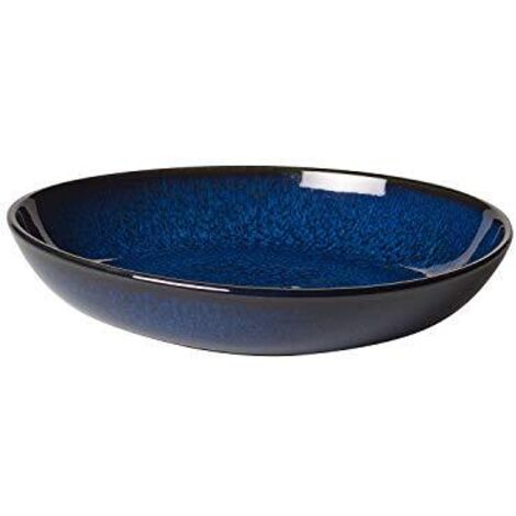 Coupe Plate 22 Cm Bleu - Lave - Villeroy Et Boch (1/4)
