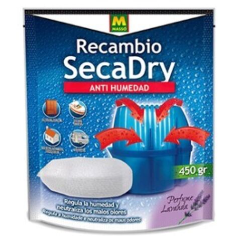 Recharge Anti-humidité Secadry 450g Absorption Efficace De L'humidité Ambiante - Massó (1/2)