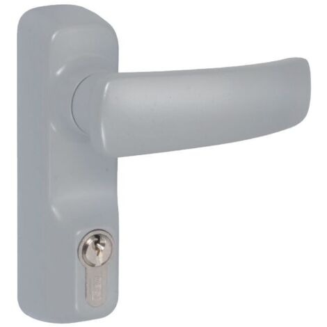Set di maniglie a leva antivandalo per antipanico – Colore grigio – Modello grande – 94011003T – IsÉ (1/3)