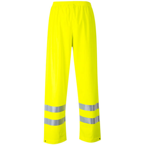 Pantalon de pluie HiVis Sealtex™ FR couleur : Jaune taille XXXL - PORTWEST (1/2)