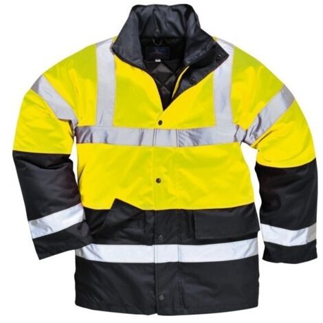 Parka Bicolore Traffic couleur : Jaune taille L - PORTWEST
