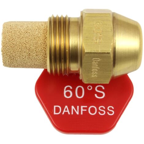 Danfoss 030F6924 - Ugello dell'olio a getto piatto, angolo di 60°, 1,25 USgal/h, 4,71 kg/h