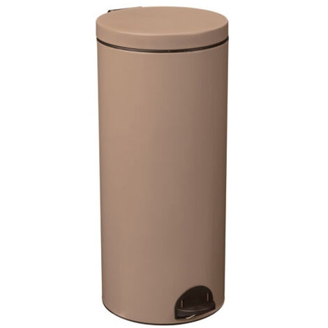 Poubelle à pédale 30 L Moka - Élora - ROSSIGNOL
