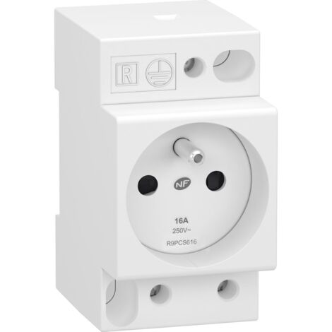 Schneider R9PCS616 Resi9 - Presa di corrente - 2P+T - 250V - 16A