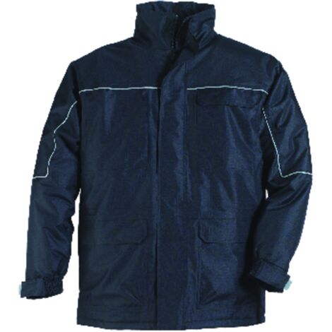 Parka Ripstop 100% Poliestere Nero - Nero Rivestito in PVC Taglia XL (1/2)