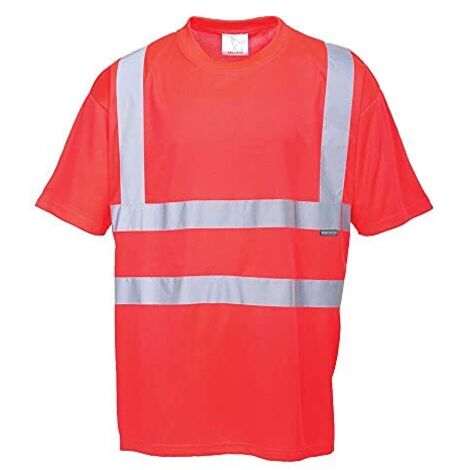 Maglietta Hi-vis Colore: Rosso Taglia XXXL - Portwest