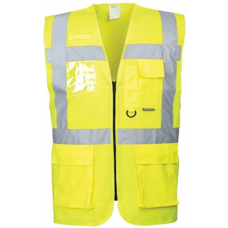 Gilet Hi-vis Executive - Berlino Colore: Rosso Taglia XXXL - Portwest