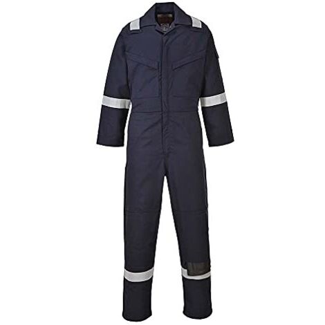 Combinaison Flamme Résistant Et Antistatique 350g Couleur : Marine Taille Xxl - Portwest (1/3)