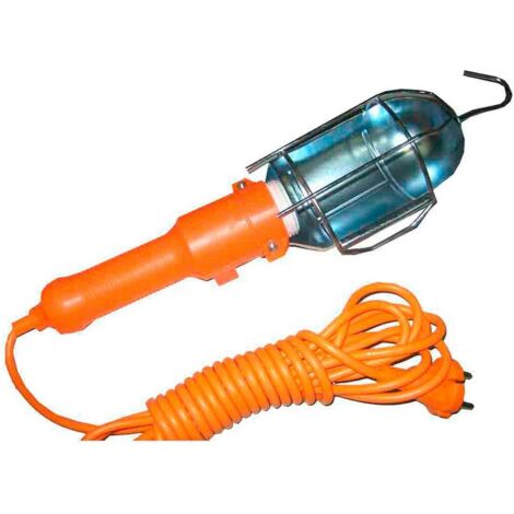 Lampada portatile no name 37006 arancione 60 watt metallo (1/3)